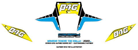 Brazier T7 Rally screen decal replacement