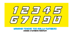 Yamaha Tenere 700 Rally Edition screen & number boards