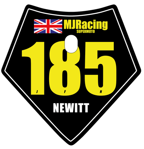 Newitt - Custom KTM number board decal