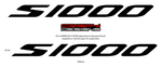 K63 S1000R replacement side panel decals