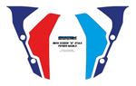 BMW (K63) S1000R 'M' style engine Front Fender decals