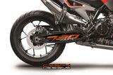 KTM 790 Duke 'STRIKE' swing arm decal kit