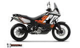 KTM Adventure 950 & 990 'RACING' black - Custom Race Number