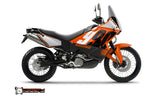 KTM Adventure 950 & 990 'RACING' orange - Custom Race Number