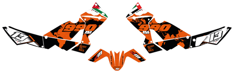 Al Tarifi - KTM 990 ADV decals