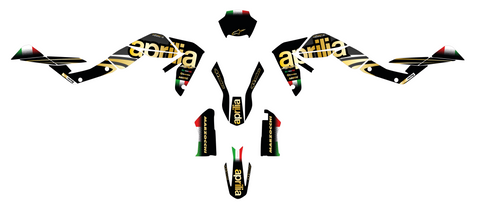 Brown - Custom Aprilia SXV decal set