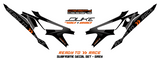 KTM 790 & 890 Duke "Ready to Race" subframe decal set