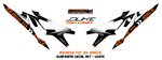 KTM 790 & 890 Duke "Ready to Race" subframe decal set