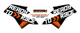 KTM 790/890 ADV & ADV R 'Ready to >> Race' tank decals