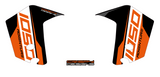 KTM 1050, 1190 & 1290 Adventure and Adventure S & R 'STRIKE' fender decal set