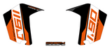 KTM 1050, 1190 & 1290 Adventure and Adventure S & R 'STRIKE' fender decal set