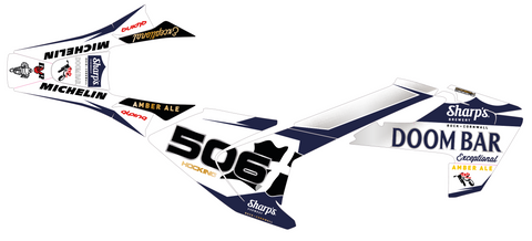 Hocking - Custom 'Doom Bar' Husqvarna 450 decals