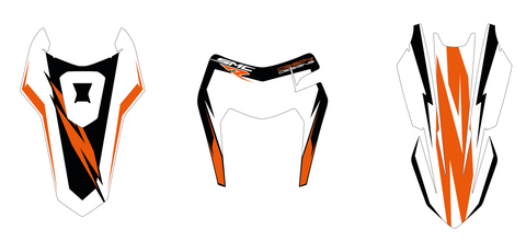 Ward - Custom KTM 690 SMCR decals