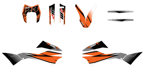 Haigh - Custom KTM 690 decal set