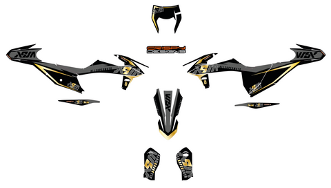 ASM - 2020 KTM 500 EXC custom decals - Set 1