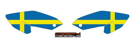 Lundberg - KTM 790 ADR Swedish flag decals