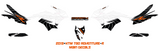 KTM 790 ADV-R 'Contour' white decal kit