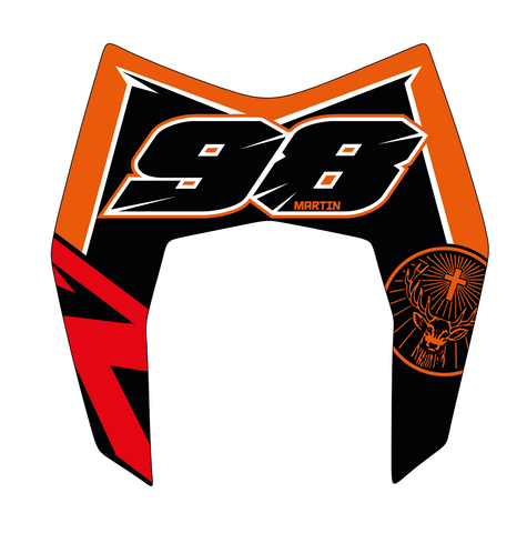 MARTIN - Custom 690 SMCR number decals