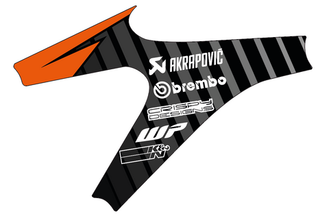 JAKE - KTM 790 Duke subframe decals