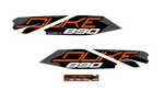 KTM 890 Duke 'FRACTURE' swing arm decal kit