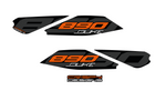 KTM 890 Duke 'STEALTH' swing arm decal kit