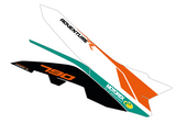 Staniaszek - Custom KTM 790 ADV-R tail decals