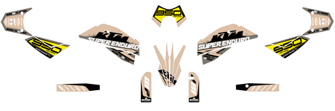 Abrahamsen - Custom KTM 950 SE decal kit