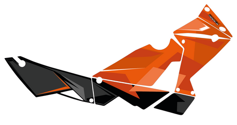 Woody - Custom KTM 990 ADV decals