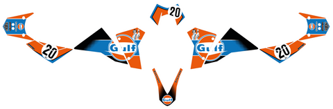 Howy - Custom KTM 950 SM Gulf decals