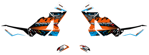 Schepke - Custom KTM 950 ADV decals