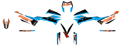 Desborough - Custom KTM 690 SMCR decal kit