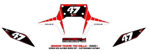 Doug - Custom Tenere Rally decal set