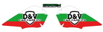 Dragomir - Bulgaria flag tenere tank decals