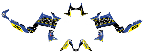 De’Bell custom Tenere World Raid decal set