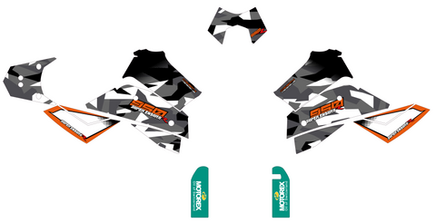Brantley - KTM 950 SE custom decal kit
