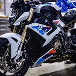 BMW (K63) S1000R 'M' style engine spoiler decals