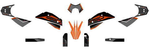 Stergiopoulos - Custom KTM 950 SE decals